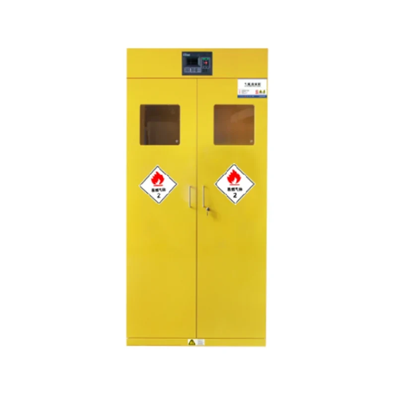 Double-bottle Explosion Proof Gas Cylinder Storage Cabinet